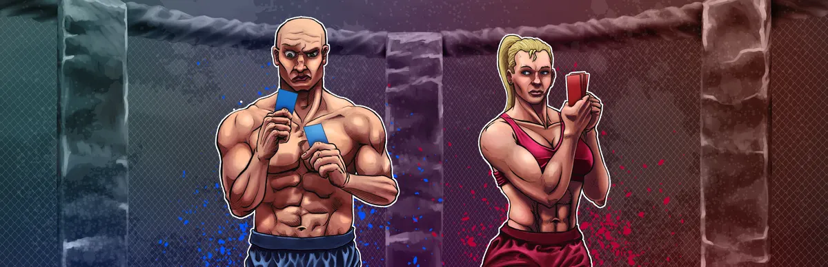 Mixed Martial Cards wide banner key art