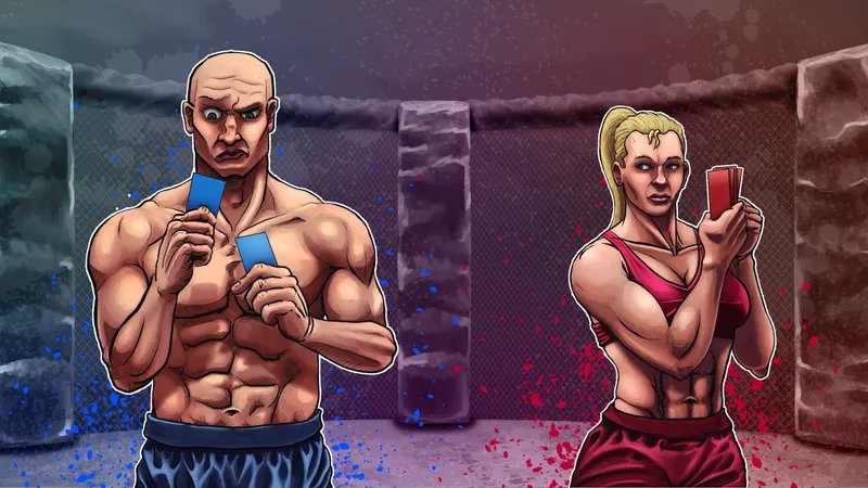 Mixed Martial Cards key art without logo